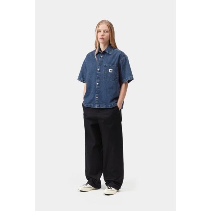 Carhartt WIP W' S/S Lovilia Shirt - Blue Stone Washed