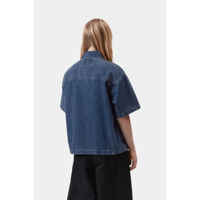 Carhartt WIP W' S/S Lovilia Shirt - Blue Stone Washed