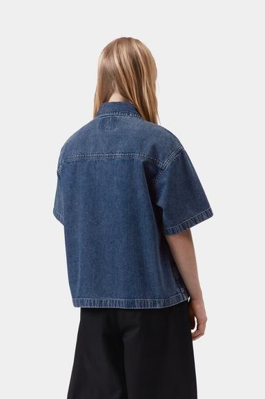 Carhartt WIP W' S/S Lovilia Shirt - Blue Stone Washed