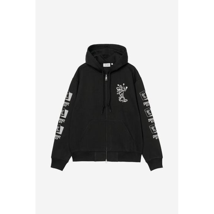 Carhartt WIP Hooded Playing Cards Jacket - Black