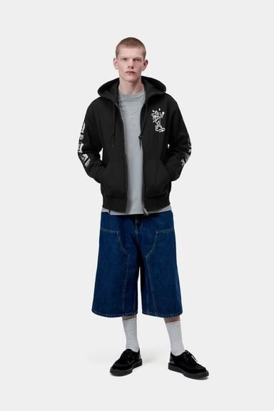 Carhartt WIP Hooded Playing Cards Jacket - Black