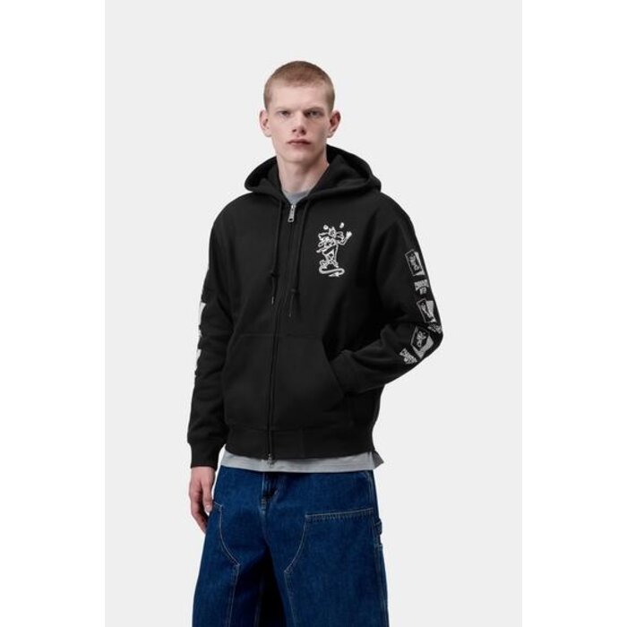 Carhartt WIP Hooded Playing Cards Jacket - Black
