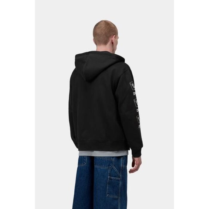 Carhartt WIP Hooded Playing Cards Jacket - Black