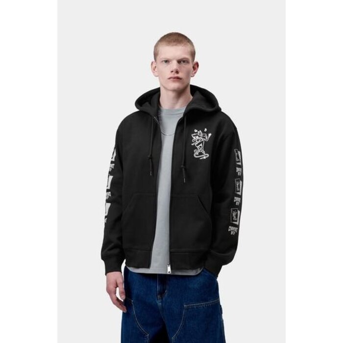 Carhartt WIP Hooded Playing Cards Jacket - Black
