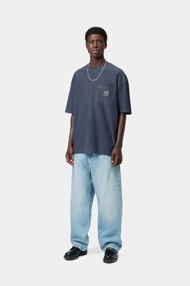 Carhartt WIP S/S Loose Pocket T-Shirt - Dark Navy Garment Dyed