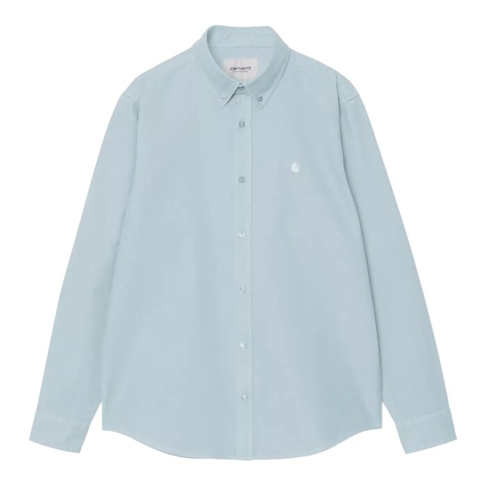 Carhartt WIP L/S Bolton Shirt - Icaria (Garment Dyed)
