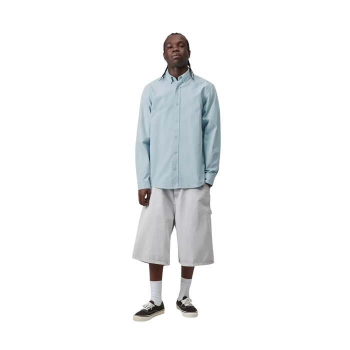 Carhartt WIP L/S Bolton Shirt - Icaria (Garment Dyed)