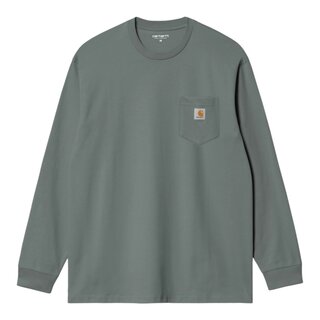 Carhartt WIP L/S Pocket T-shirt - Velvet Green