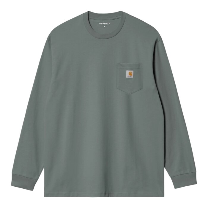 Carhartt WIP L/S Pocket T-shirt - Velvet Green