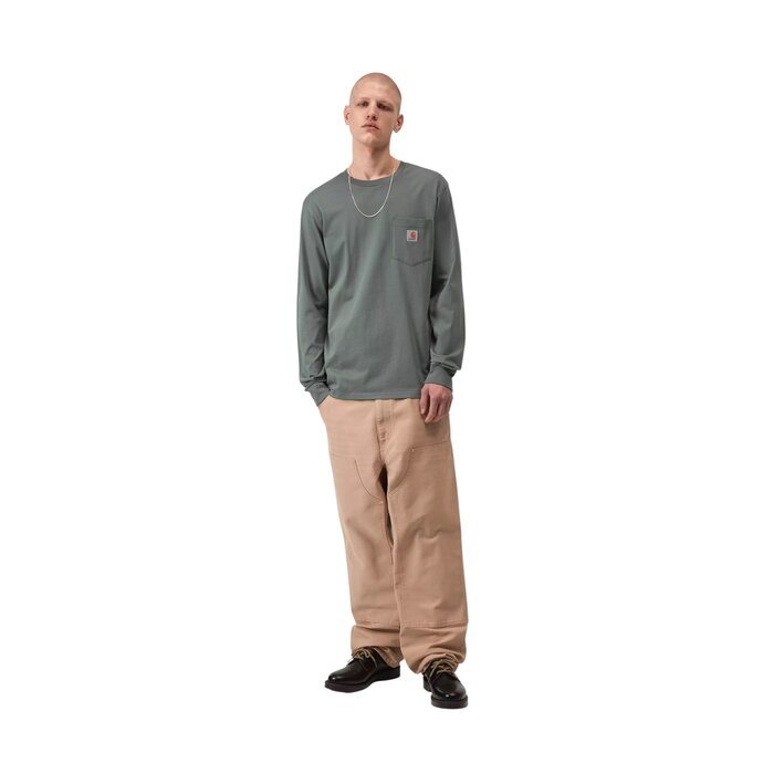 Carhartt WIP L/S Pocket T-shirt - Velvet Green