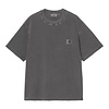 S/S Nelson Waffle T-Shirt - Black (Garment Dyed)