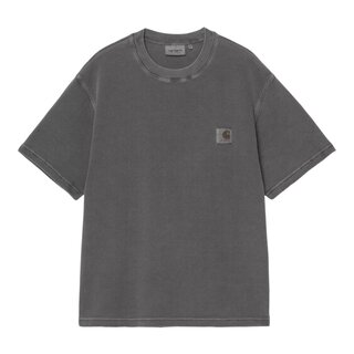 Carhartt WIP S/S Nelson Waffle T-Shirt - Black (Garment Dyed)