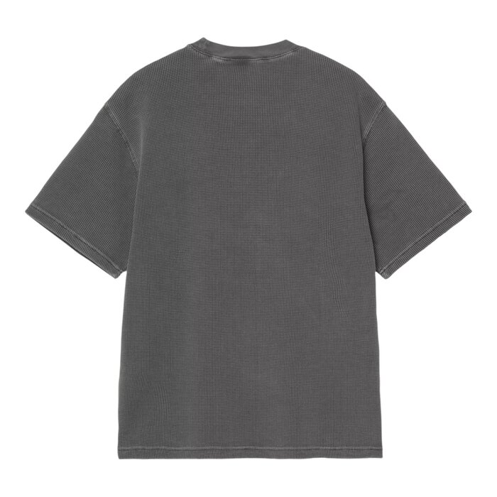 Carhartt WIP S/S Nelson Waffle T-Shirt - Black (Garment Dyed)