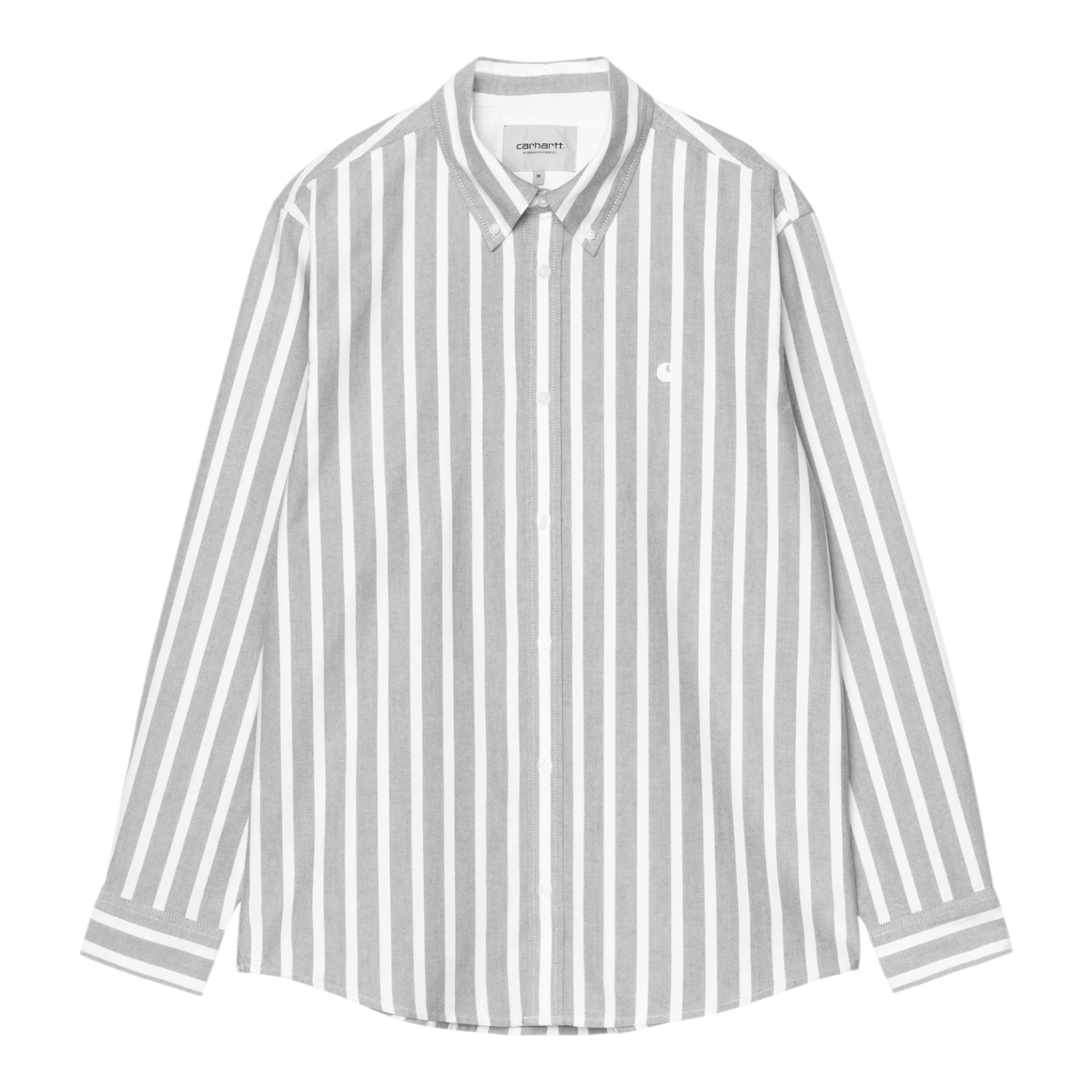 Carhartt WIP L/S Deven Shirt - Deven Stripe Black/White