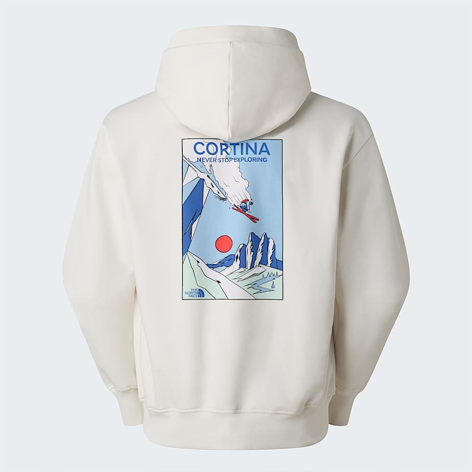 The North Face Mountain Celebration Relaxed Hoodie - White Dune