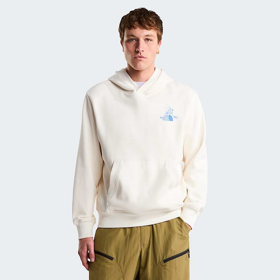 The North Face Mountain Celebration Relaxed Hoodie - White Dune