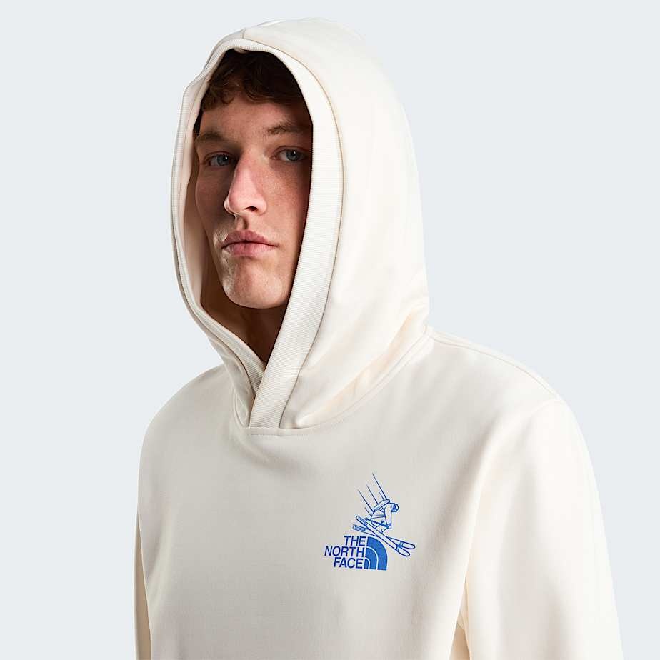 The North Face Mountain Celebration Relaxed Hoodie - White Dune