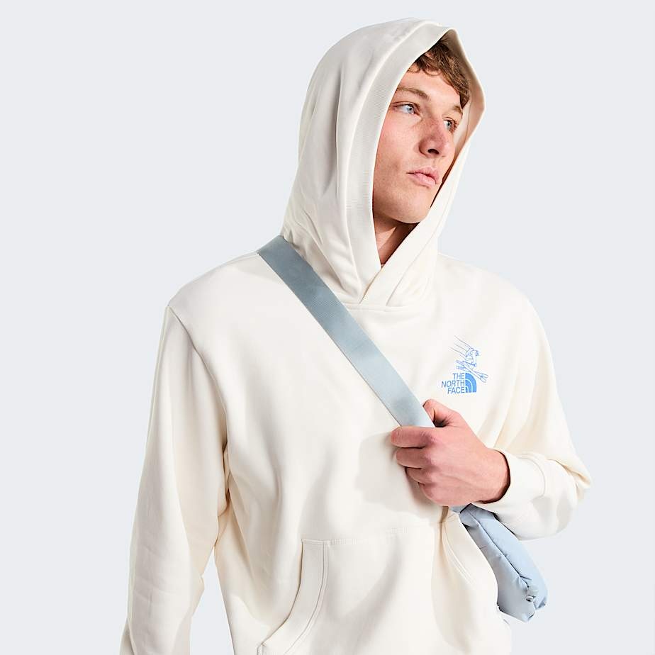 The North Face Mountain Celebration Relaxed Hoodie - White Dune