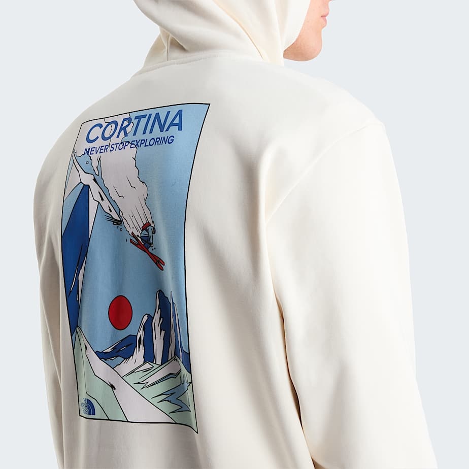 The North Face Mountain Celebration Relaxed Hoodie - White Dune
