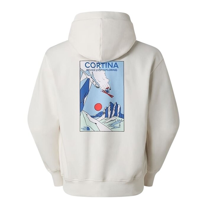 The North Face Mountain Celebration Relaxed Hoodie - White Dune