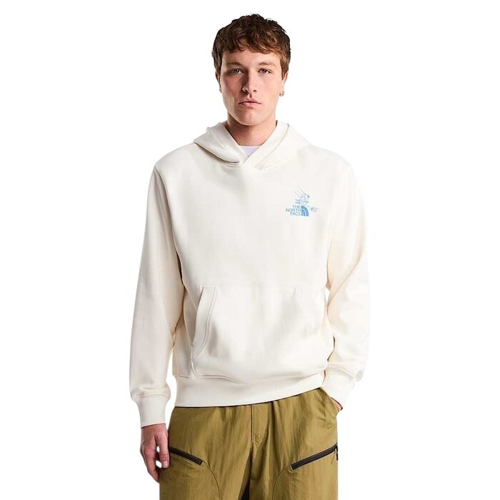 The North Face Mountain Celebration Relaxed Hoodie - White Dune