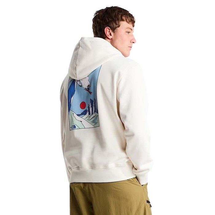 The North Face Mountain Celebration Relaxed Hoodie - White Dune