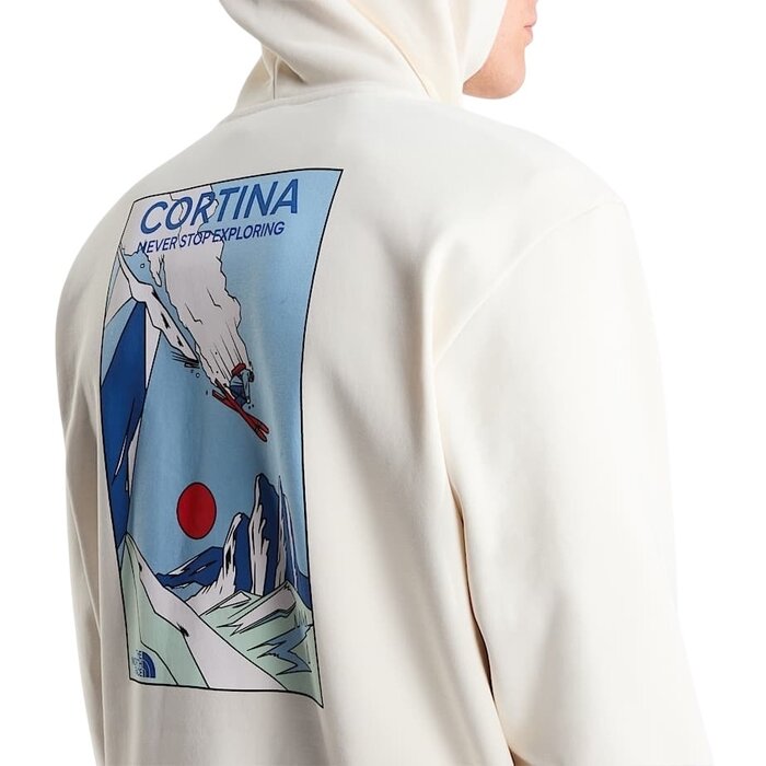 The North Face Mountain Celebration Relaxed Hoodie - White Dune