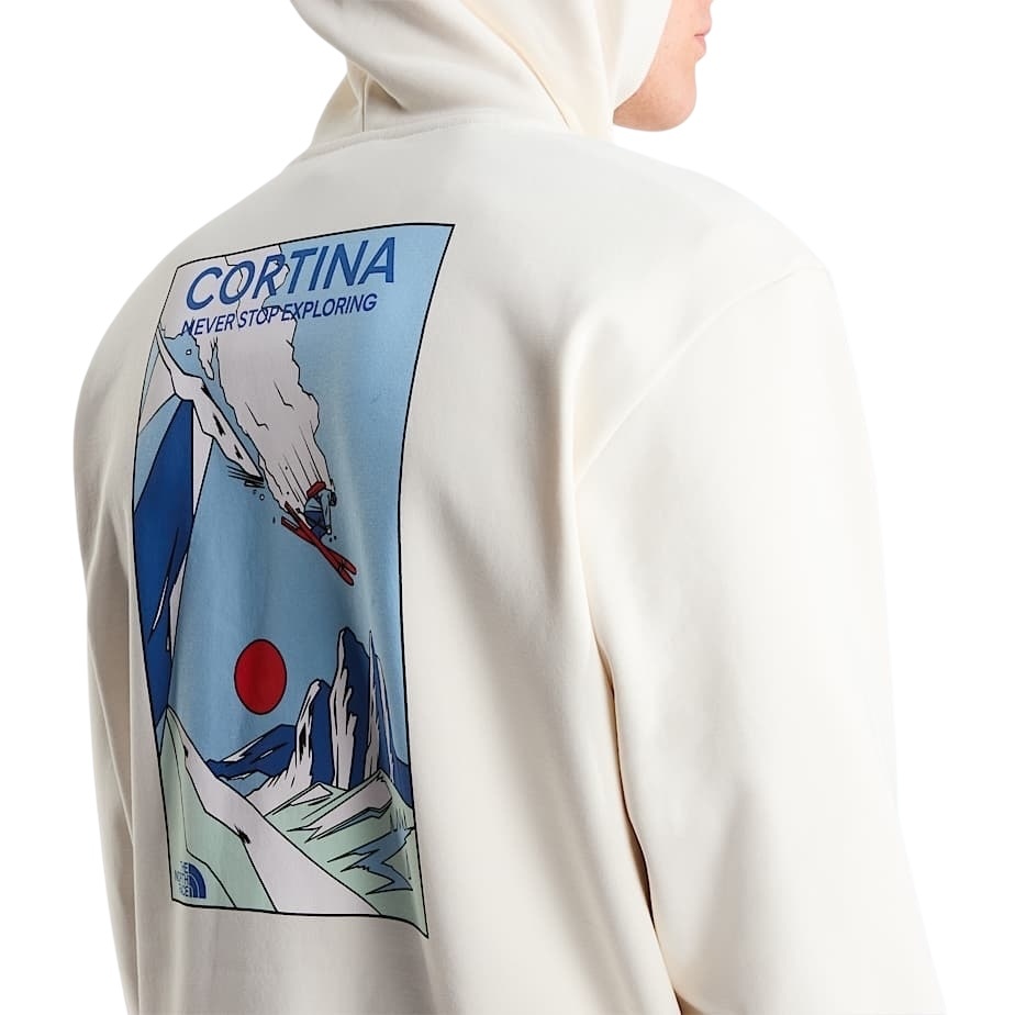The North Face Mountain Celebration Relaxed Hoodie - White Dune