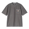 S/S Loose Pocket T-Shirt - Black Garment Dyed