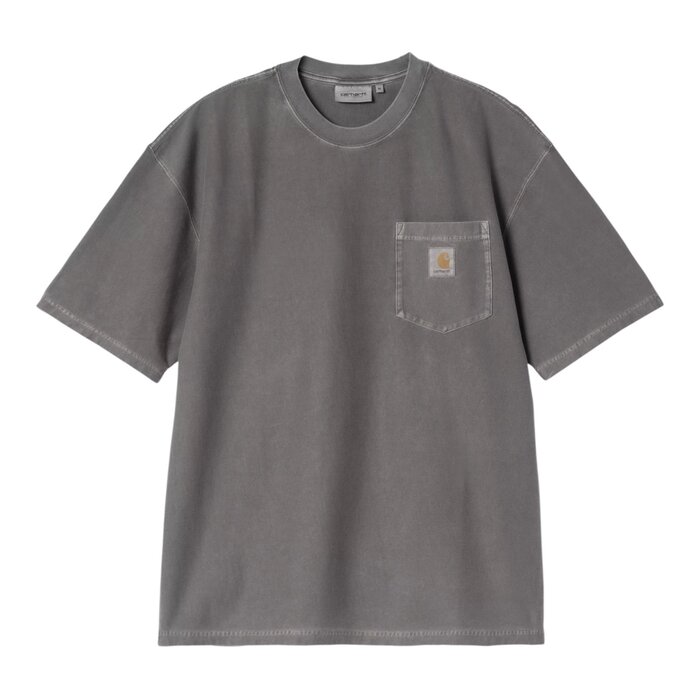 Carhartt WIP S/S Loose Pocket T-Shirt - Black Garment Dyed
