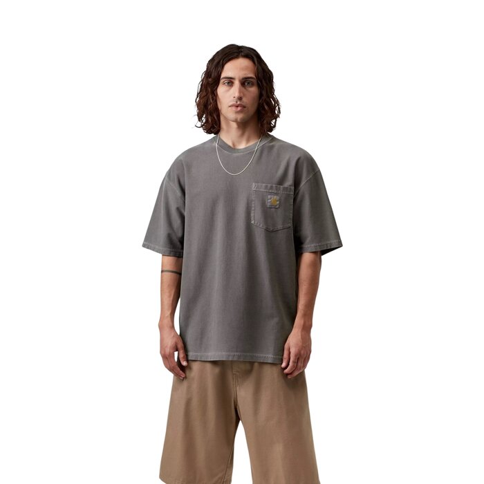 Carhartt WIP S/S Loose Pocket T-Shirt - Black Garment Dyed