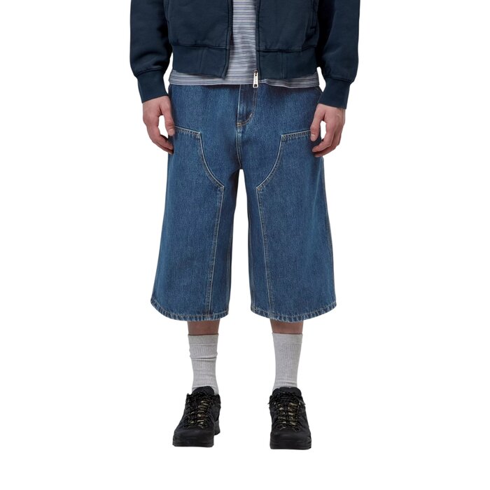 Carhartt WIP OG Double Knee Long Short - Blue Stone Washed