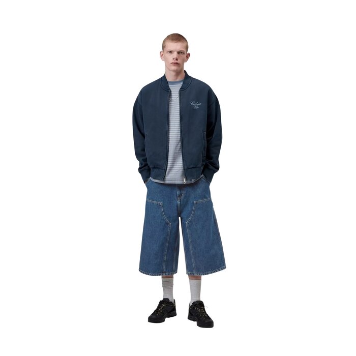Carhartt WIP OG Double Knee Long Short - Blue Stone Washed