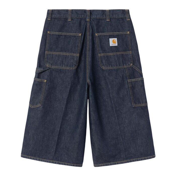 Carhartt WIP OG Double Knee Long Short - Blue Rinsed