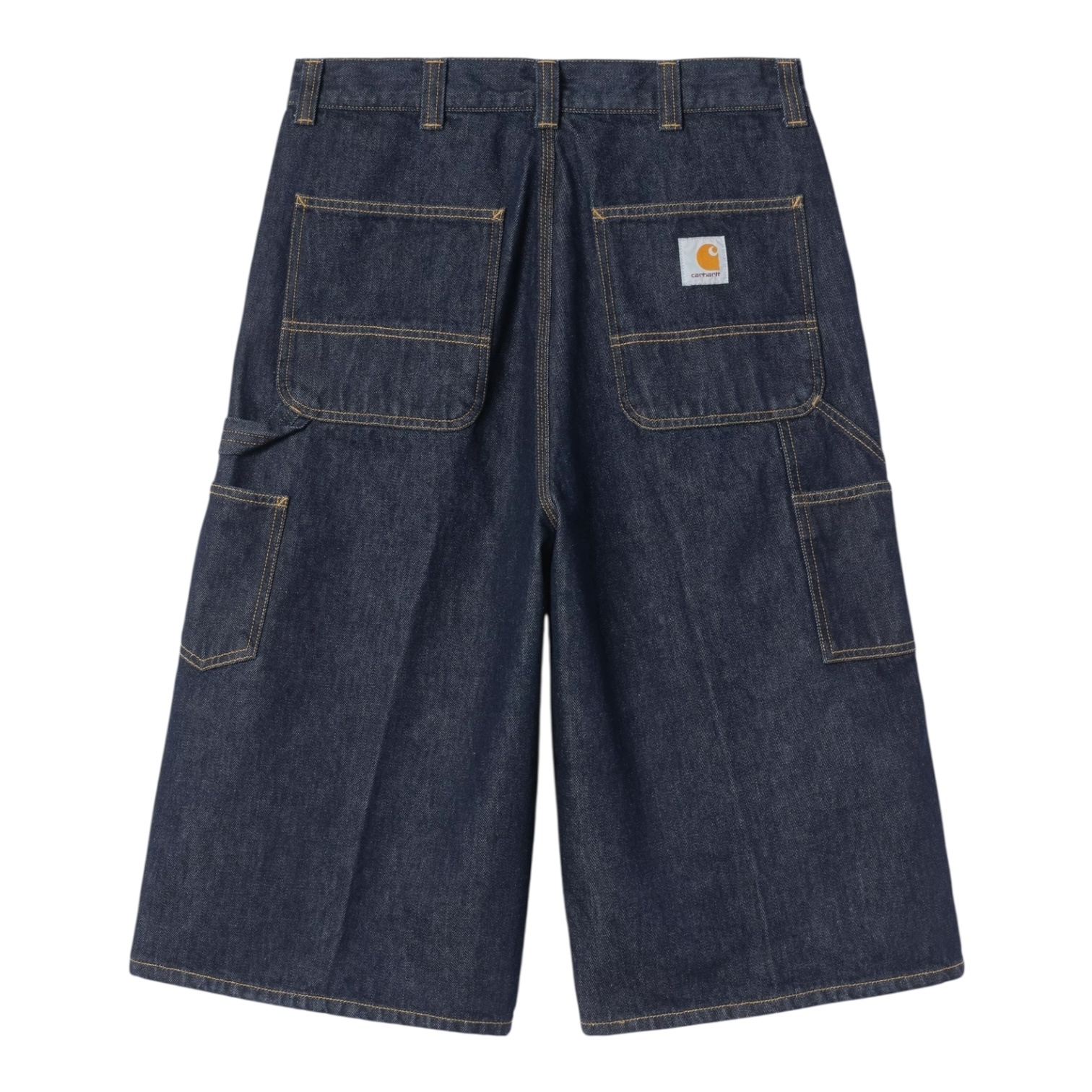 Carhartt WIP OG Double Knee Long Short - Blue Rinsed