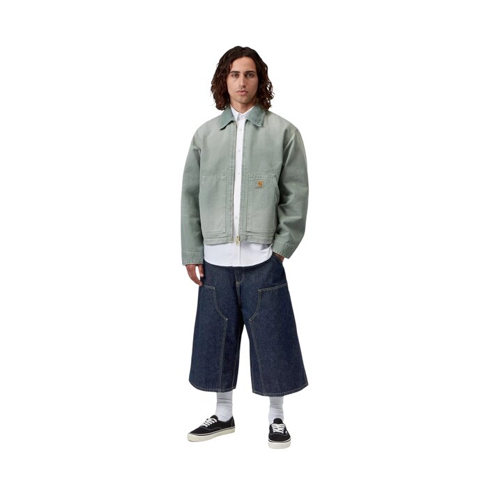Carhartt WIP OG Double Knee Long Short - Blue Rinsed
