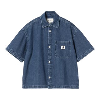 Carhartt WIP W' S/S Lovilia Shirt - Blue Stone Washed