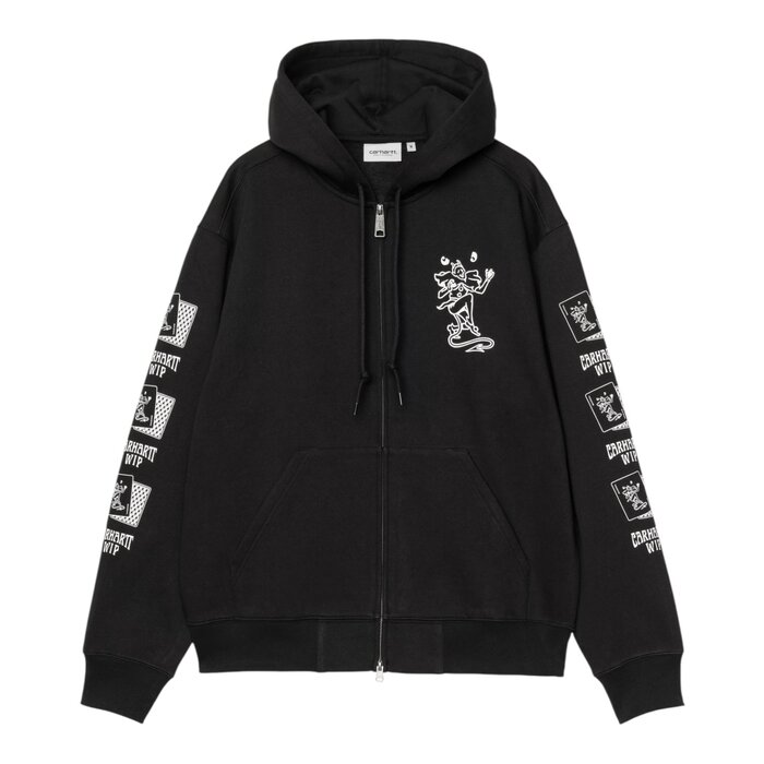 Carhartt WIP Hooded Playing Cards Jacket - Black