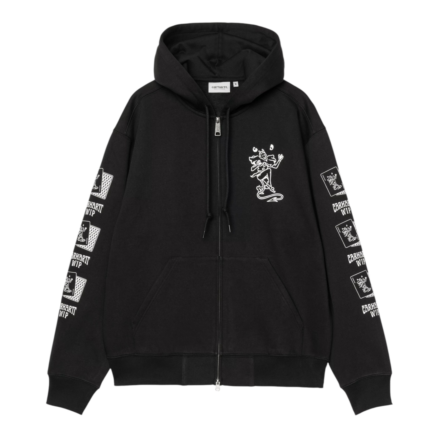Carhartt WIP Hooded Playing Cards Jacket - Black