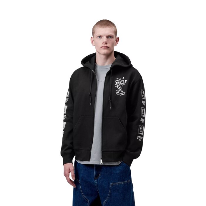 Carhartt WIP Hooded Playing Cards Jacket - Black
