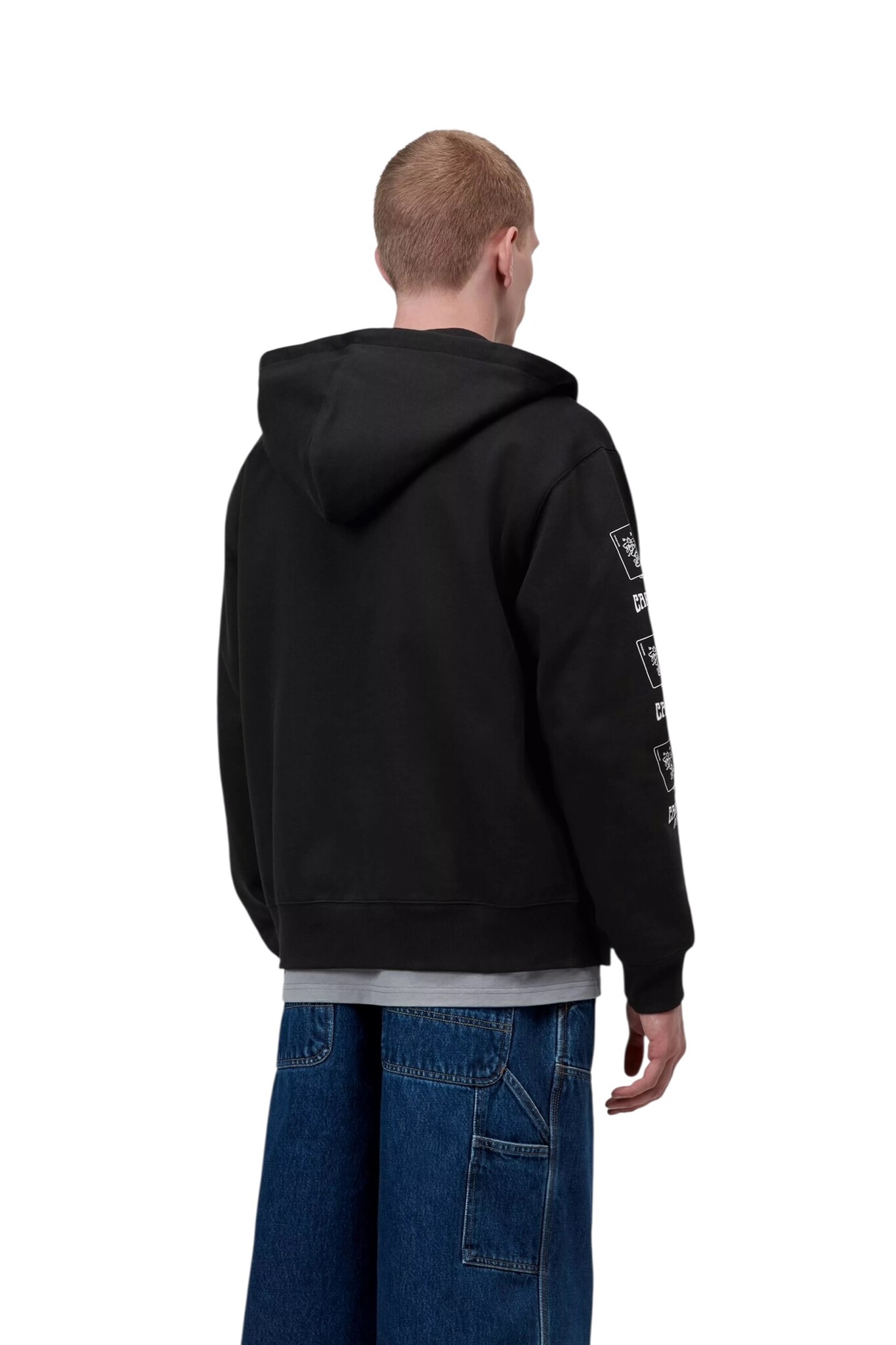 Carhartt WIP Hooded Playing Cards Jacket - Black