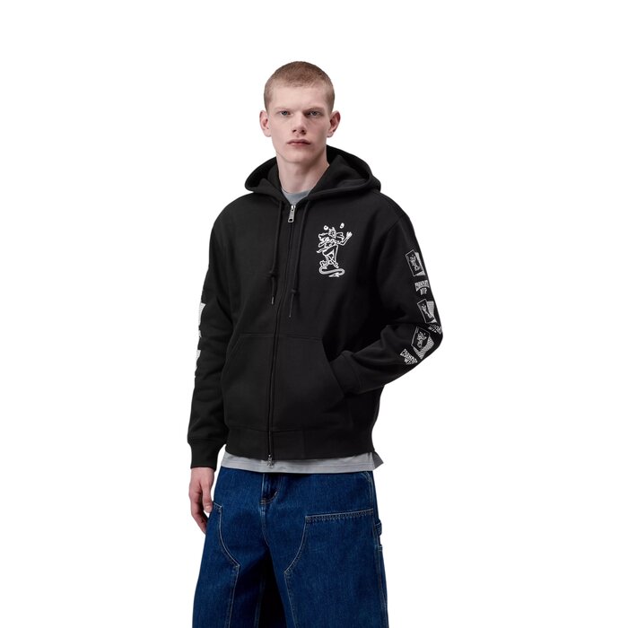 Carhartt WIP Hooded Playing Cards Jacket - Black