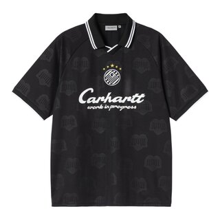 Carhartt WIP S/S Terrace Football T-Shirt - Heart Train Jacquard/Black