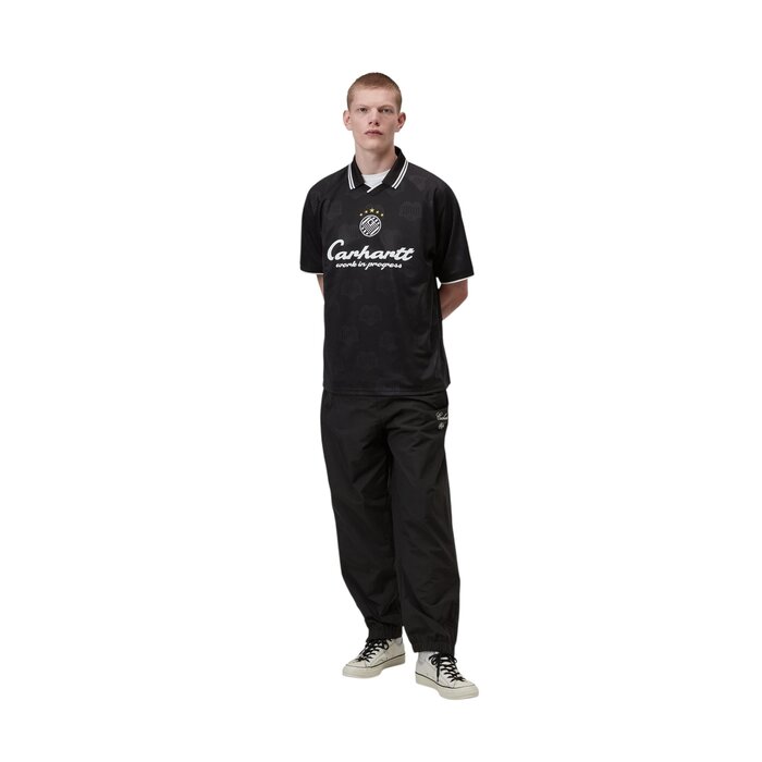 Carhartt WIP S/S Terrace Football T-Shirt - Heart Train Jacquard/Black