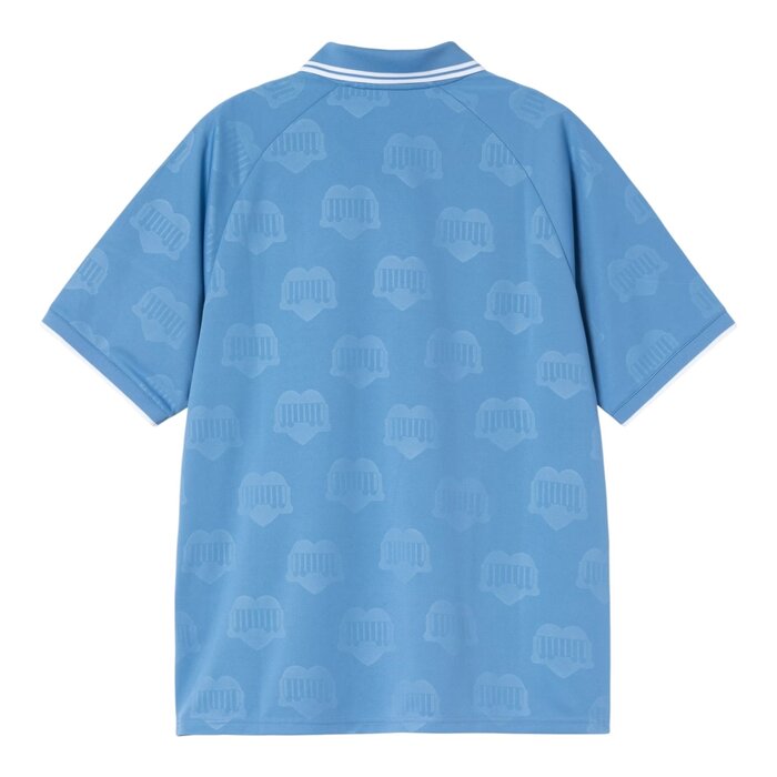 Carhartt WIP S/S Terrace Football T-Shirt - Heart Train Jacquard/Curacao