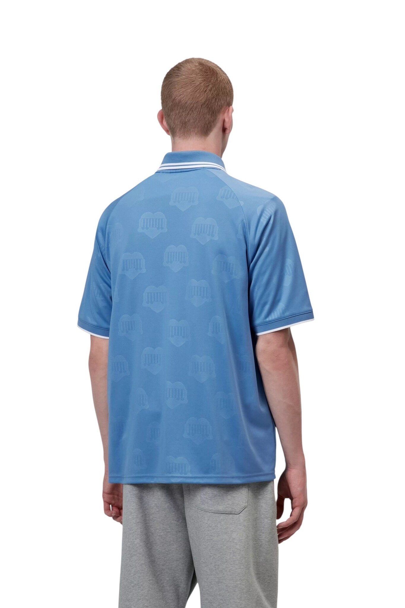 Carhartt WIP S/S Terrace Football T-Shirt - Heart Train Jacquard/Curacao