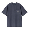 S/S Loose Pocket T-Shirt - Dark Navy Garment Dyed