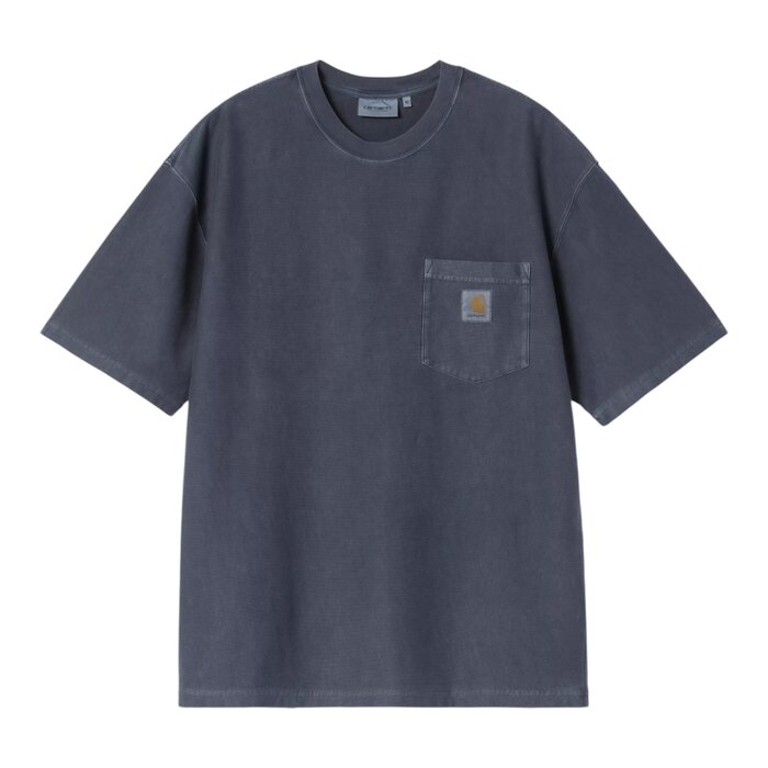 Carhartt WIP S/S Loose Pocket T-Shirt - Dark Navy Garment Dyed