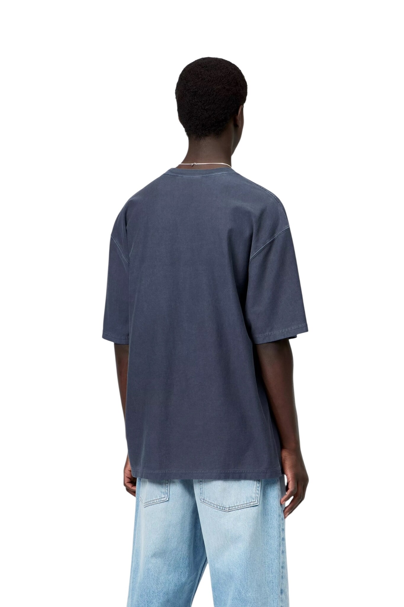 Carhartt WIP S/S Loose Pocket T-Shirt - Dark Navy Garment Dyed