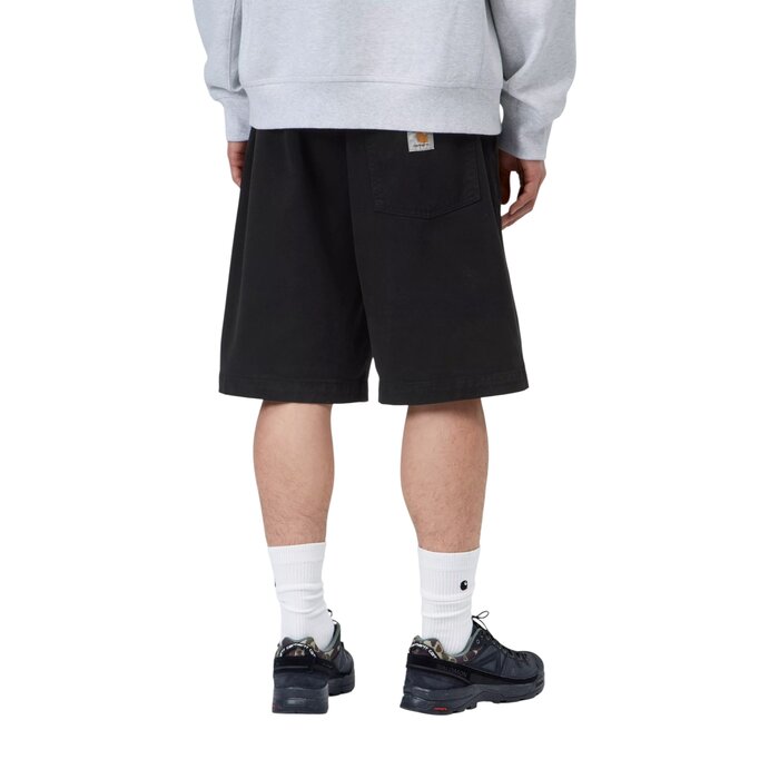 Carhartt WIP Floyde Short - Black (Garment Dyed)